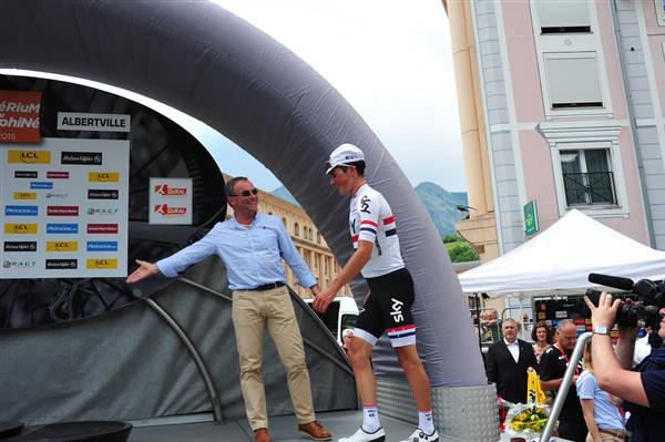 Bernard Hinault and Peter Kennaugh